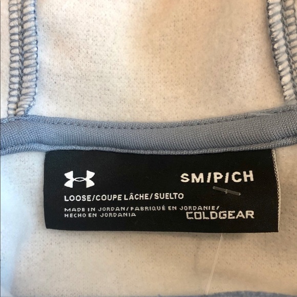 Under Armor Coldgear Loose hoodie space dye blue S - Picture 8 of 12